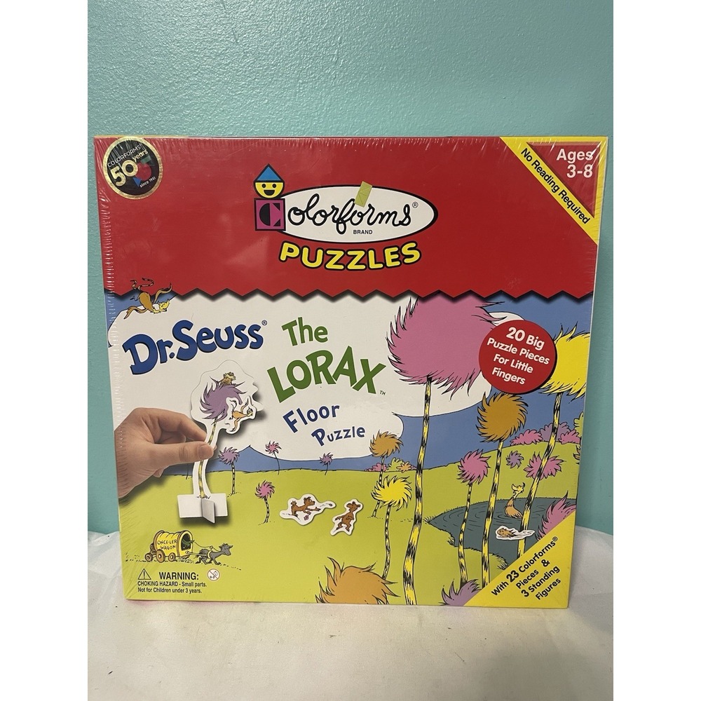 Dr. Seuss The Lorax Floor Puzzle Fatory Sealed NIB